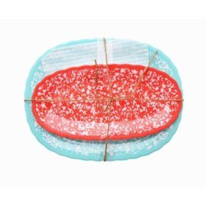 The Pioneer Woman Country Splatter 2-Piece Melamine Serve Tray Set